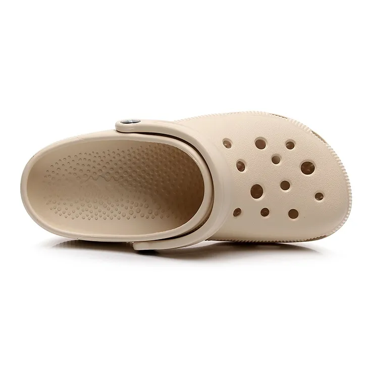 XGGC Summer Outerwear Closed Toe Breathable Odor Resistant EVA Platform Height Increasing, Slip Resistant Clogs-6