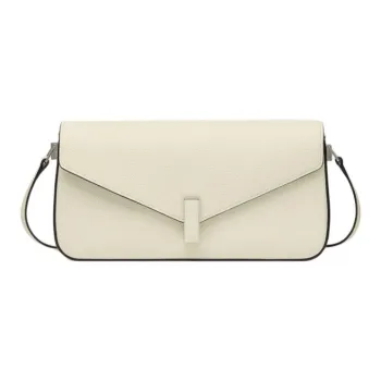 Valextra Iside Calfskin Shoulder Bag Women's White