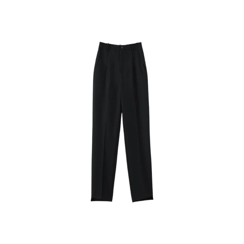 Late White Casual Pants Women's-0