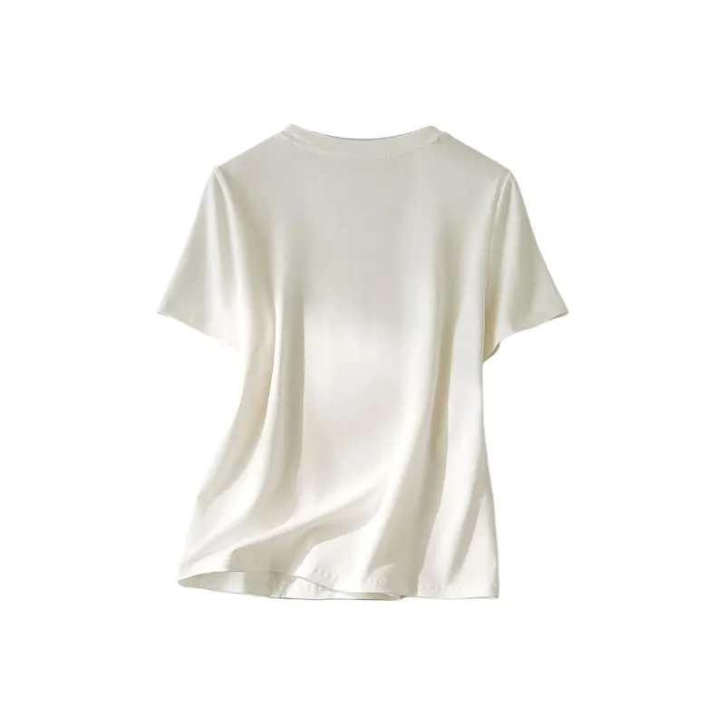 IHIMI T Shirts Women's White-5