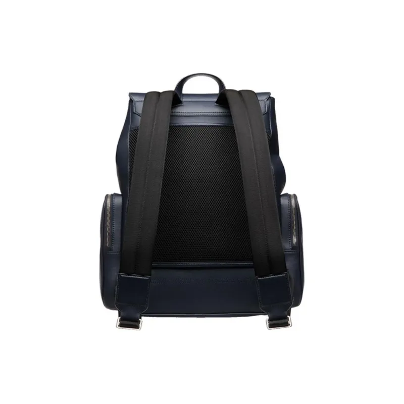 BALLY MYTHOS Cow Leather Backpack Men's Marine Blue-2
