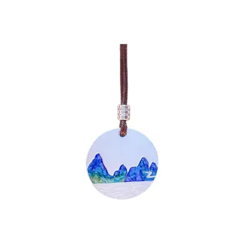 FUYUFU 999 Fine Silver Sterling Silver Pendant Unisex