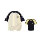 2 Pack (Navy Blue & Apricot Loose Fit+Yellow & Navy Blue One Size Cropped)