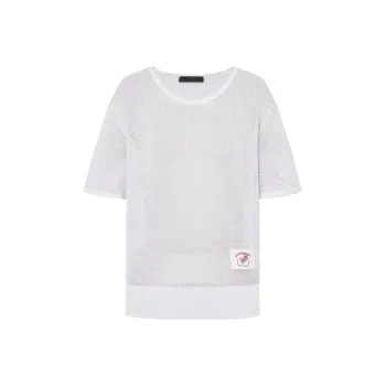 MO&CO T Shirts Women's Raw White
