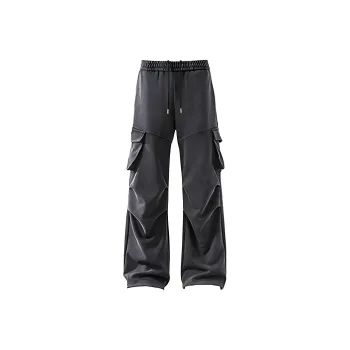 HKRXEC Cargo Pants Men Black