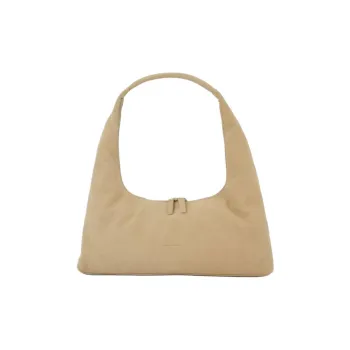 MARGESHERWOOD Nubuck Leather Shoulder Bag Women's Beige
