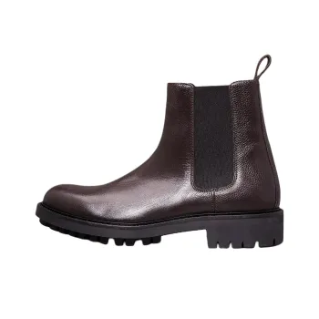 CALVIN KLEIN Short Chelsea Boots 3cm Men's Brown