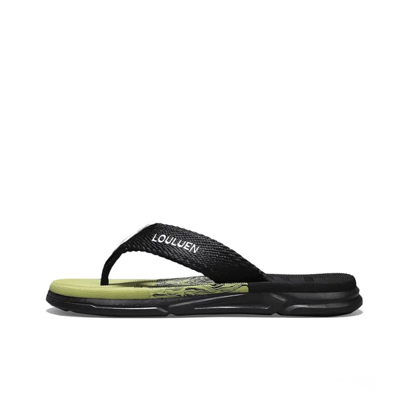 Budding Bear Quiet Odor Resistant Abrasion Resistant Slip Resistant Flip Flops Men's-10