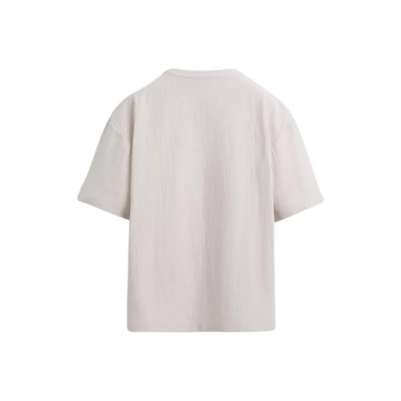 ZARA T Shirts Men Pink/Light Purple-1