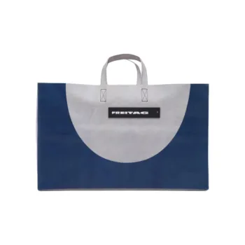 FREITAG PVC Tote Bag, Shopping Bag, Handbag Tubas Unisex Dark Blue & Gray