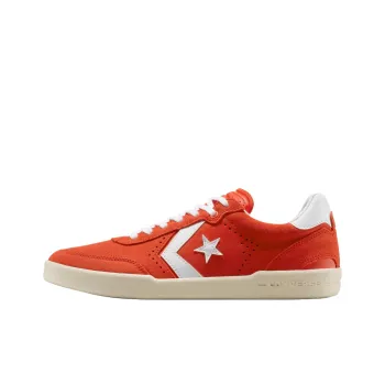 Converse Cons Wear resistant And Lightweight Low Top Skateboard Shoes Unisex Orange Red