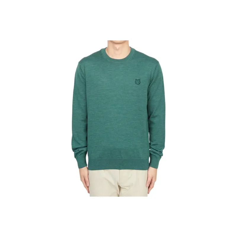 Maison Kitsune Sweater Men's Green-0