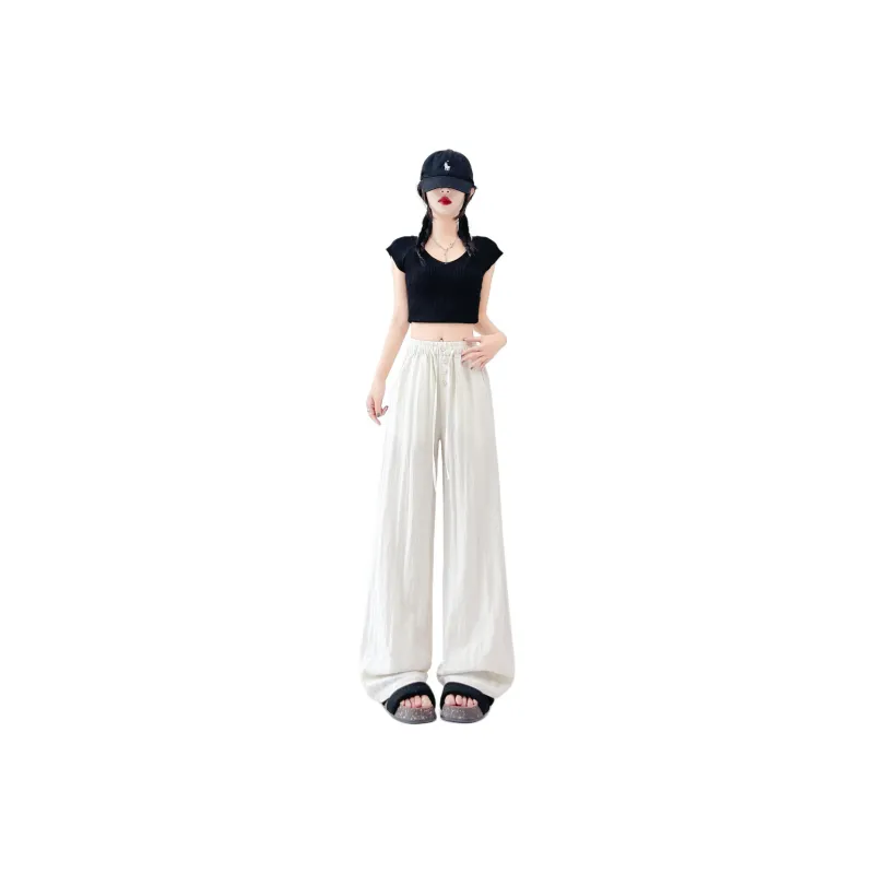 Flowers In Water Casual Pants Women's-5
