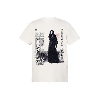 ROCAWEAR T Shirts Unisex White Gray