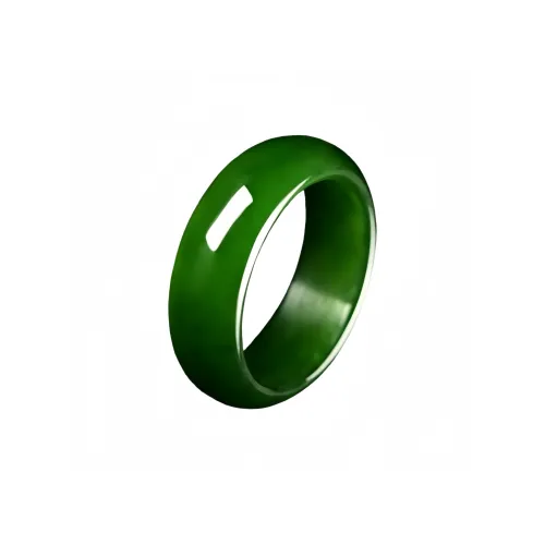 MY WORLD BEGINS AND ENDS WITH YOU Bangles Green Jade Unisex