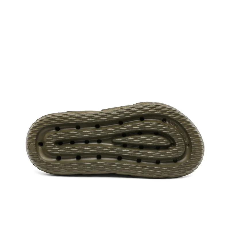 Ignition Rubber Sole Stitching Slip Resistant Abrasion Resistant Slide Slippers Men's Olive Green-3