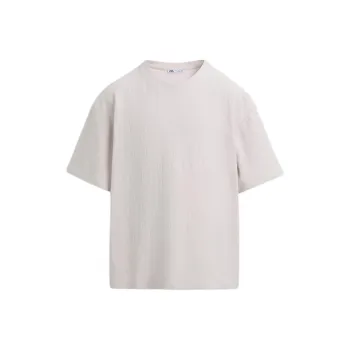 ZARA T Shirts Men Pink/Light Purple