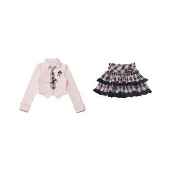 Udon House Two Piece Skirt Sets Women's