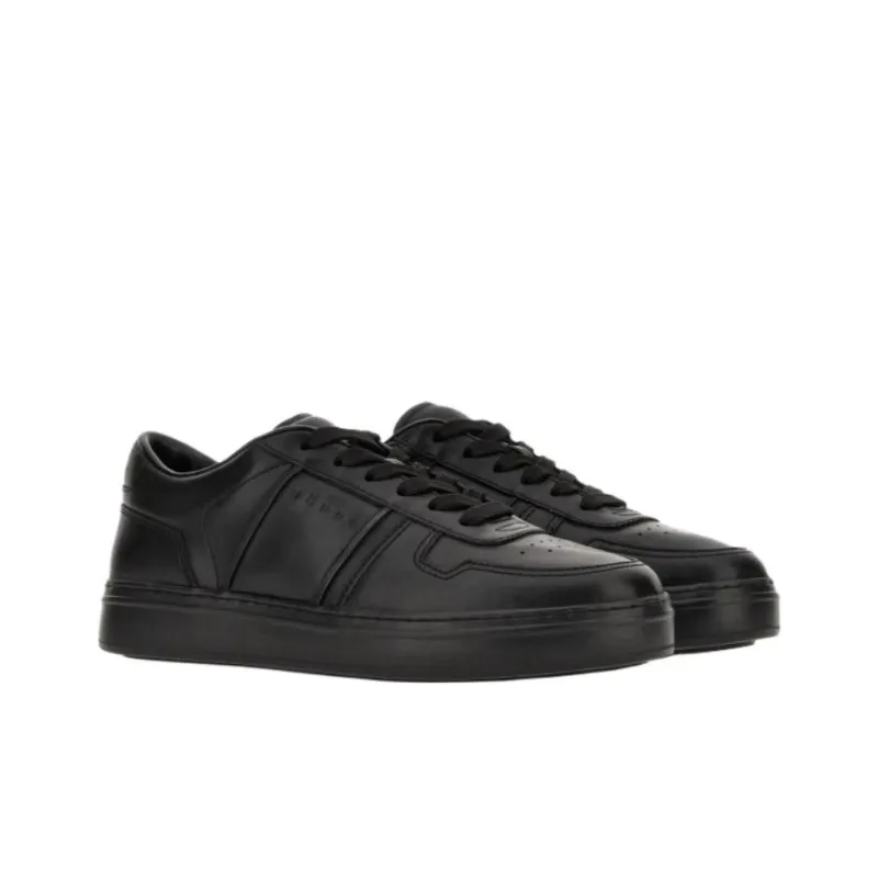 HOGAN H TV Low Top Skateboard Shoes Men's Black-2