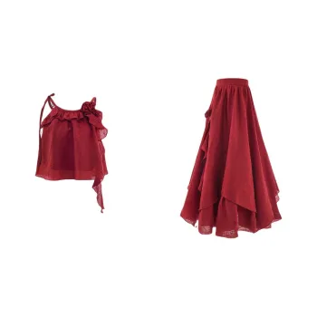 POPO.INFO Two Piece Skirt Sets Women's