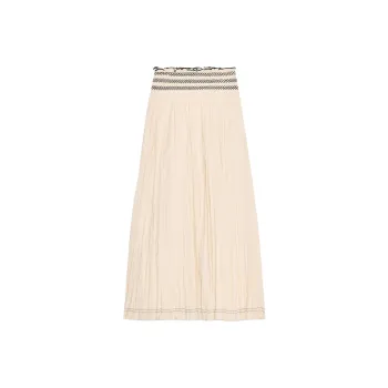 ZARA Casual Long Skirts Women's Beige