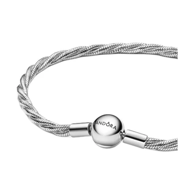 Pandora 925 Sterling Silver Bracelets Unisex Silver-1