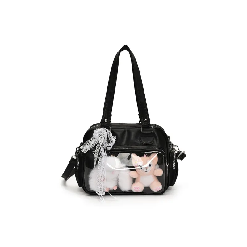 Morellybear PU Crossbody Bag, Shoulder Bag Women's Multicolor-6