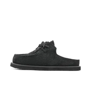 WEISHIBANGWEI Rubber Sole Closed Toe Slippers Unisex Black