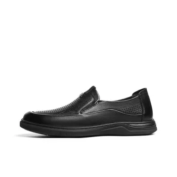 RED DRAGONFLY Dress Shoes Men Low Top Black