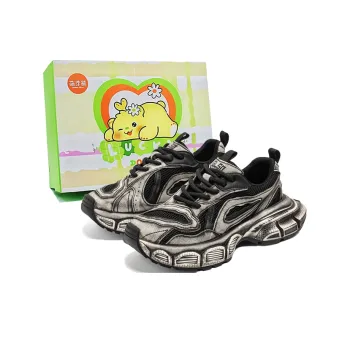 Budding Bear Slip Resistant, Abrasion Resistant, Breathable Low Top Chunky Sneakers Men's