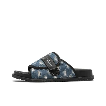 JIETEGONGYANG Slide Slippers Men's Blue