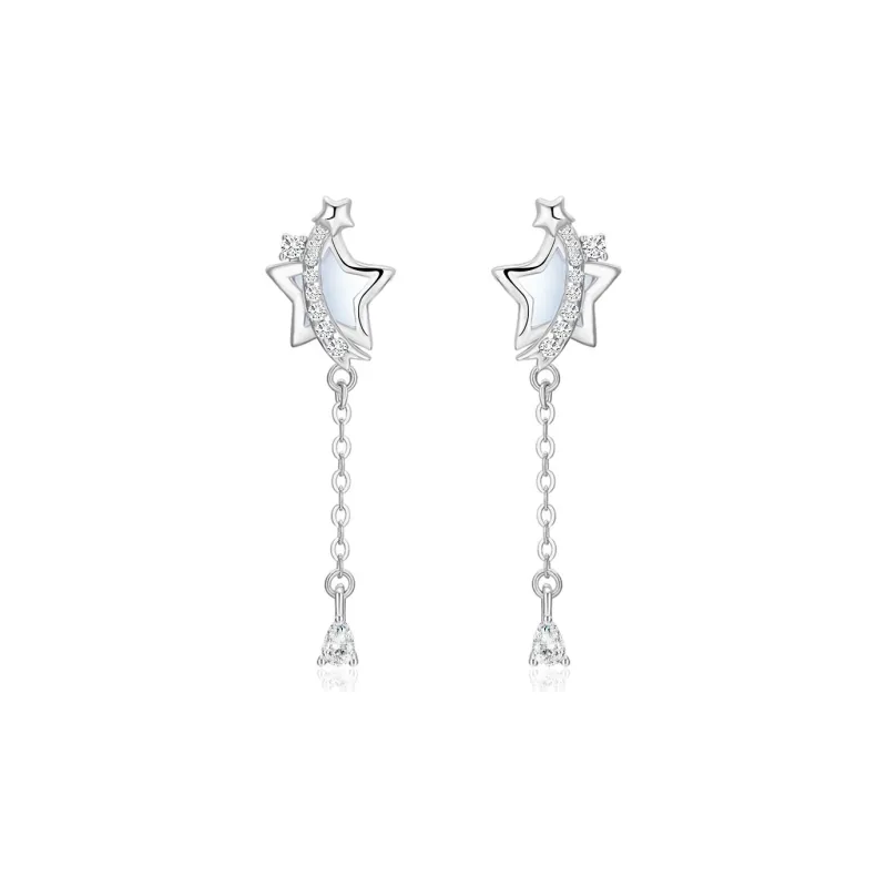 R Z Y S925 Stud Earrings Women's-0