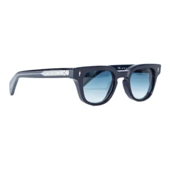 JACQUES MARIE MAGE Cellulose Acetate Rectangular Sunglasses Unisex Black
