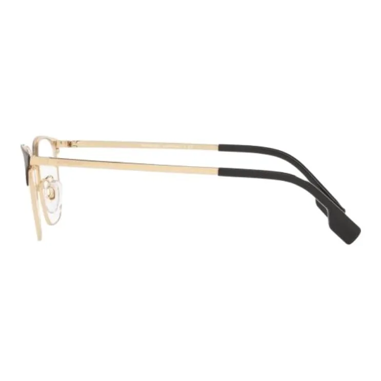 Burberry Alloy Square Eyeglass Frames Men's Black Gold-2