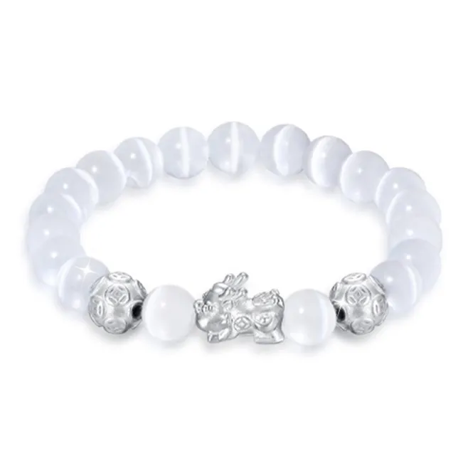 WINGSTOP Glass Cat Eye Bracelets Unisex-0