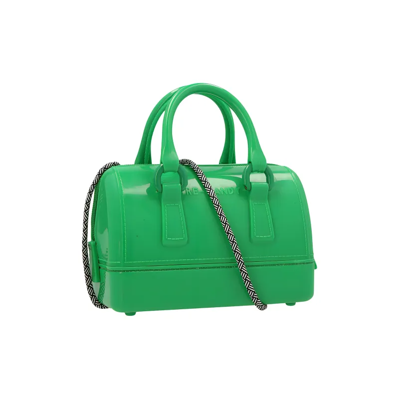 Furla Candy Boston Bag Shoulder Bag Crossbody Bag Handbag Mini Women's Grass Green-1