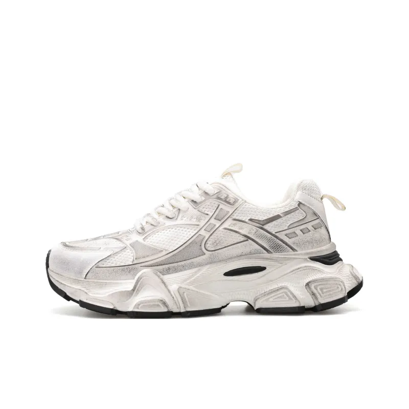 K WANG Slip Resistant, Breathable, Lightweight, Height Increasing Low Top Chunky Sneakers Unisex-4