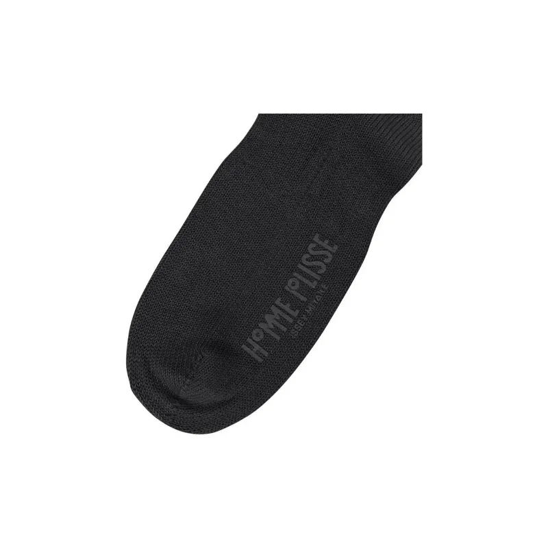 Homme Plissé Issey Miyake Mid Calf Socks Men's 1 Pack Black-1