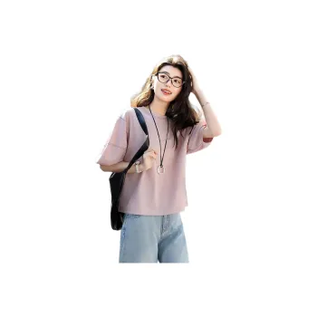 Flowers In Water Lantern Sleeve T Shirt Women's