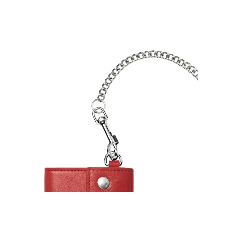 Supreme Cow Leather Wallet Unisex Red-3