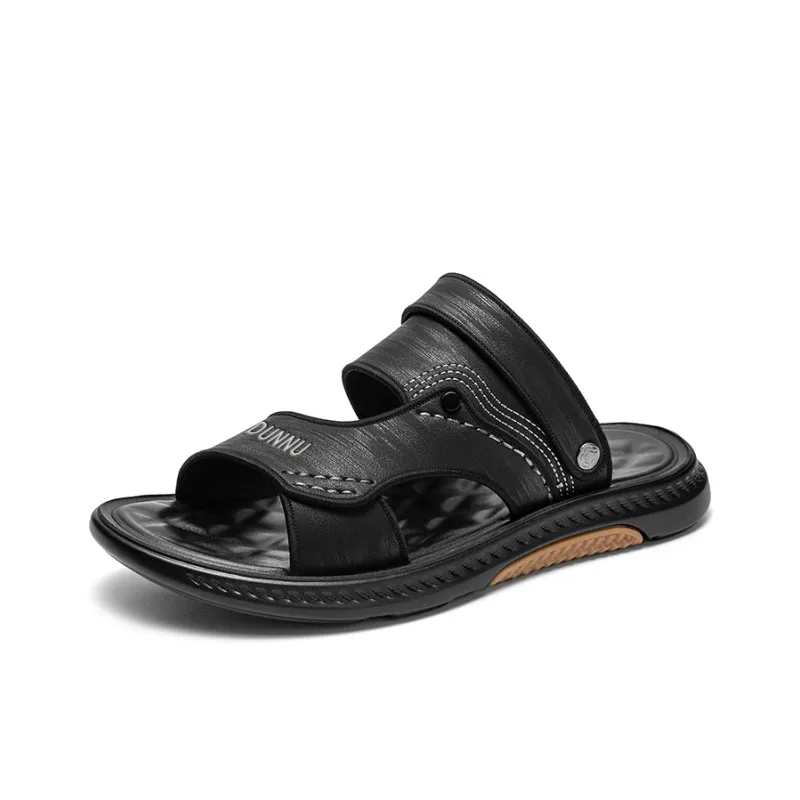 Dunnu Beach Sandals Men Black-1