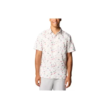 Columbia Shirt Men's White Fly Pest Swagger