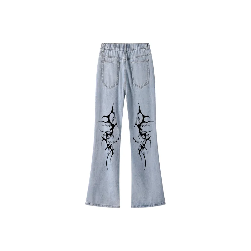 HUANQIU Jeans Unisex-8