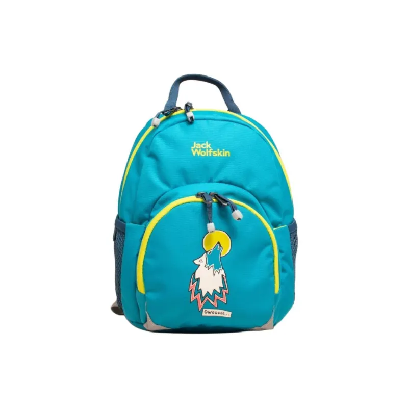 Jack Wolfskin Recycled Materials Backpack Kids' Mountain Peak Blue-0