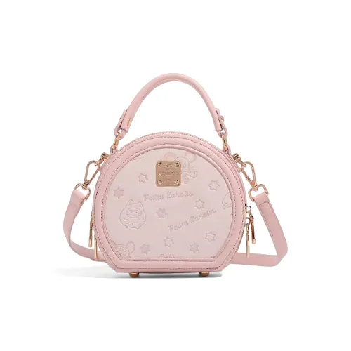 CLEVER& KETCH PU One Shoulder Handbag Regular Women's Pink/Ecru