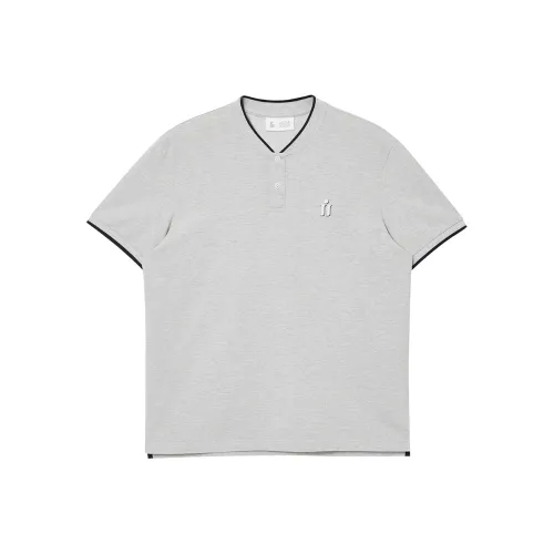 JACK&JONES Polo Shirts Men G41 Light Heather Gray
