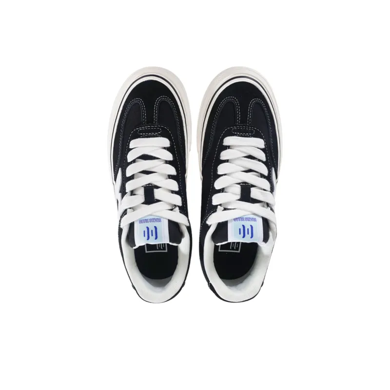 Ollieskate Wear resistant And Lightweight Low Top Skateboard Shoes Unisex Black-3