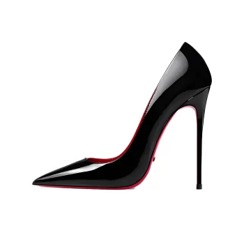Lan Miao Slim Heel High Heels 12CM Women's Black