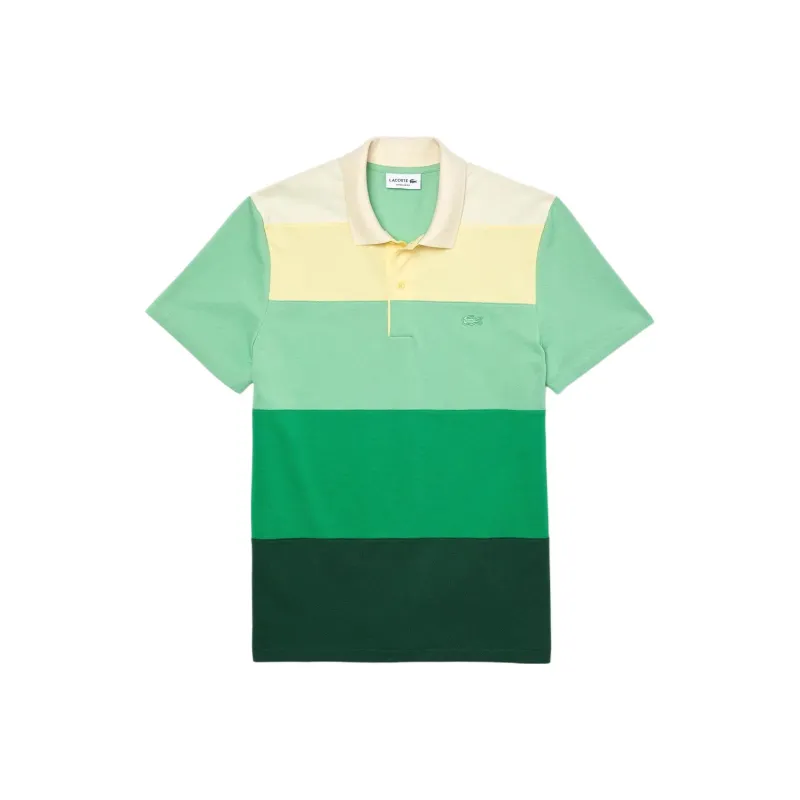 LACOSTE Polo Shirt Men's Yellow Green-0