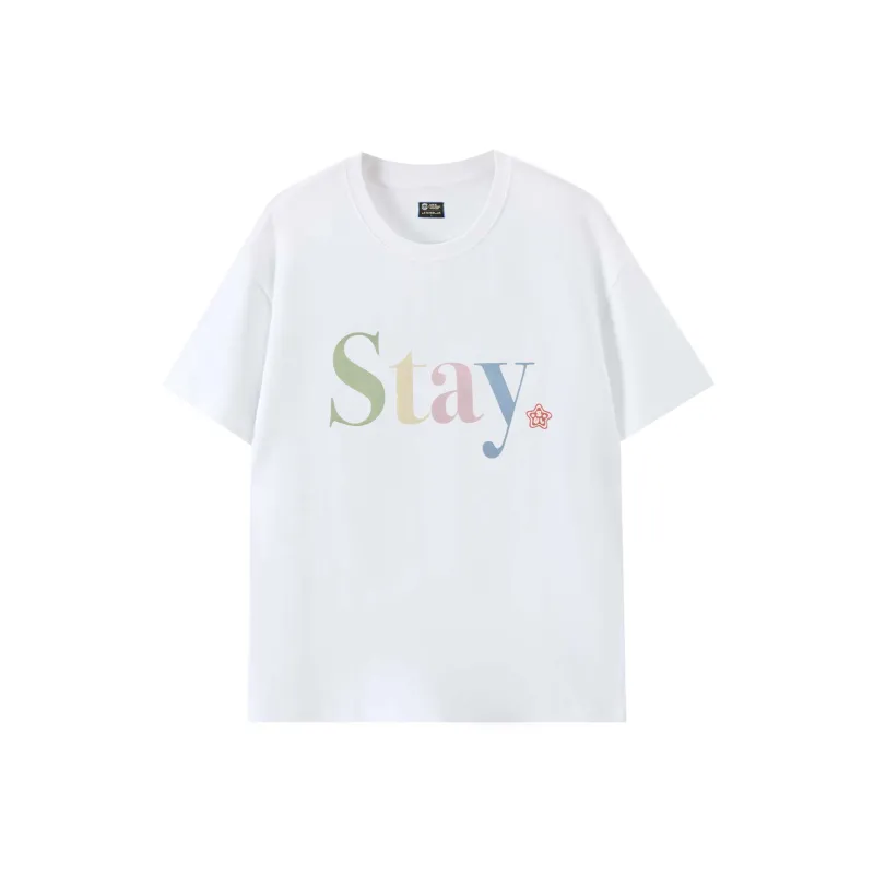 STAY UP LATE T Shirts Unisex White-0
